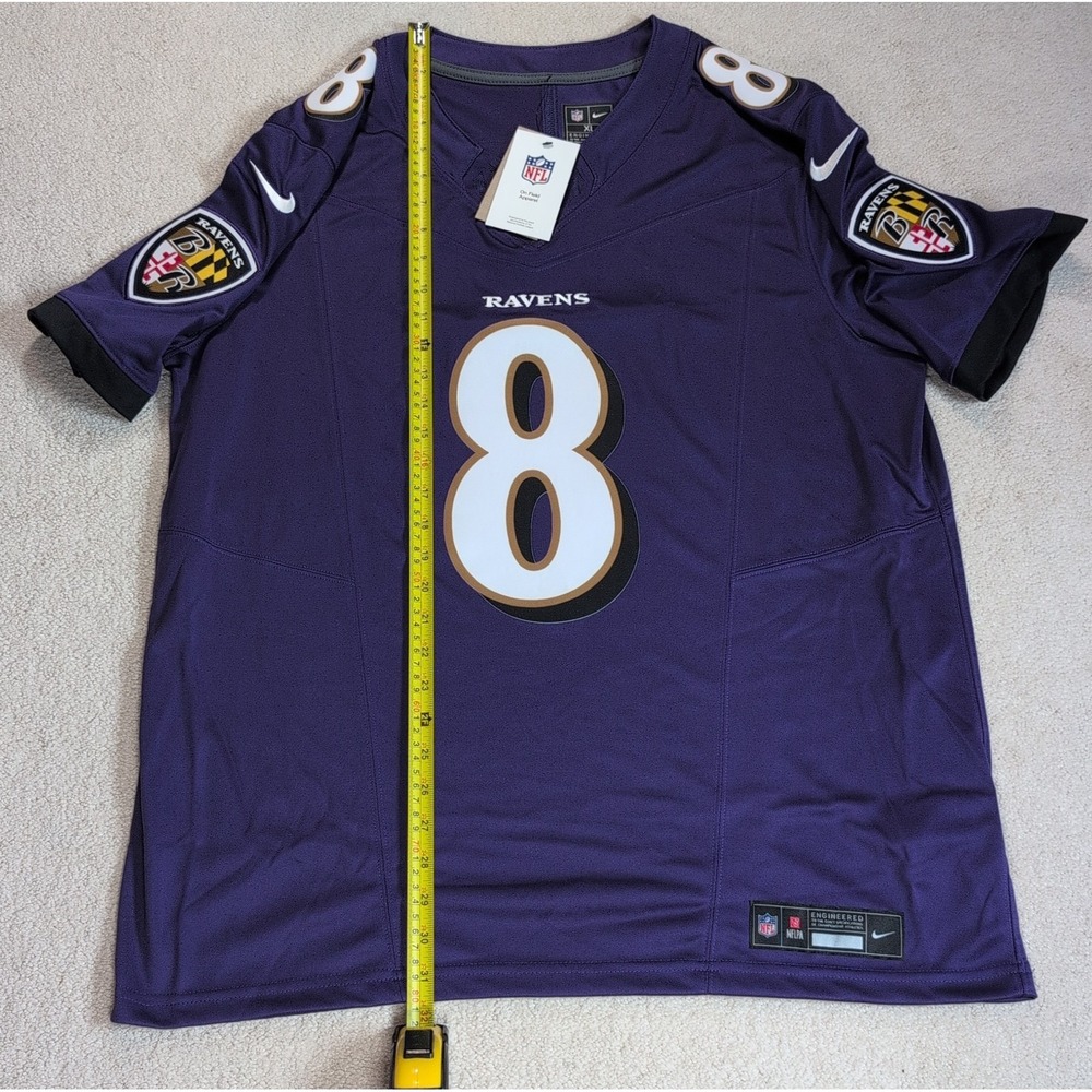 Baltimore Ravens Lamar Jackson Nike Purple Vapor FUSE Limited Jersey Mens XL - Picture 2 of 12